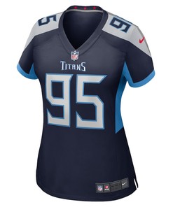 DeMarcus Walker Tennessee Titans Women's Game Player Jersey - Navy