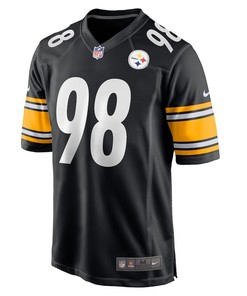 DeMarvin Leal Pittsburgh Steelers Game Player Jersey - Black