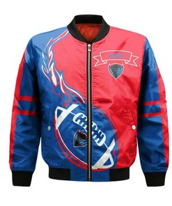 DePaul Blue Demons Bomber Jacket Flame Ball - NCAA