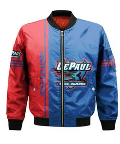 DePaul Blue Demons Bomber Jacket Half Style - NCAA