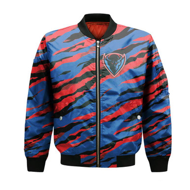DePaul Blue Demons Bomber Jacket Sport Style Keep Go On - NCAA