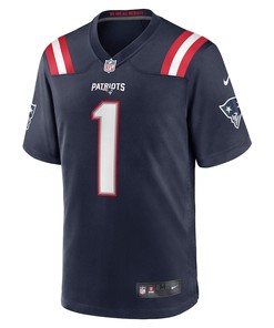 DeVante Parker 1 New England Patriots Game Jersey - Navy