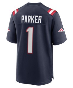 DeVante Parker 1 New England Patriots Game Jersey - Navy