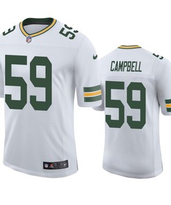 De'Vondre Campbell 59 Green Bay Packers White Vapor Limited Jersey