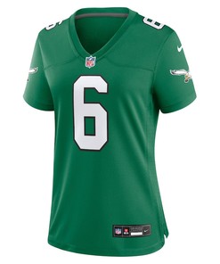 DeVonta Smith 6 Philadelphia Eagles Alternate Game Women Jersey - Kelly Green