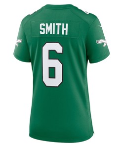 DeVonta Smith 6 Philadelphia Eagles Alternate Game Women Jersey - Kelly Green