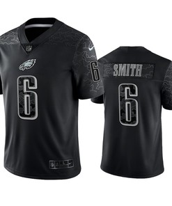 DeVonta Smith 6 Philadelphia Eagles Black Reflective Limited Jersey - Men