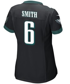 DeVonta Smith 6 Philadelphia Eagles Super Bowl LVII Champions 2 Stars Women Game Jersey - Black