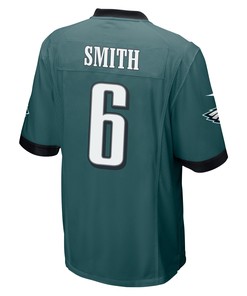DeVonta Smith 6 Philadelphia Eagles Super Bowl LVII Champions Men Game Jersey - Midnight Green