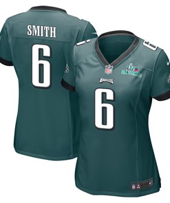 DeVonta Smith 6 Philadelphia Eagles Super Bowl LVII Champions Women Game Jersey - Midnight Green