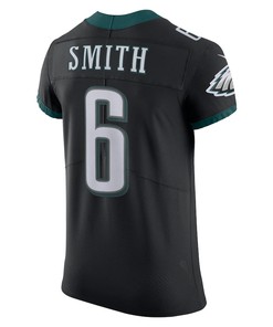 DeVonta Smith 6 Philadelphia Eagles Vapor Elite Jersey - Black