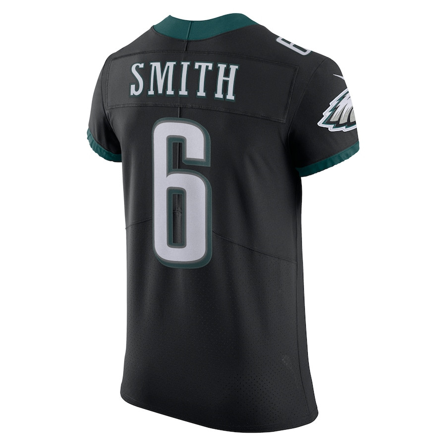 DeVonta Smith 6 Philadelphia Eagles Vapor Elite Jersey - Black