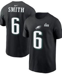 DeVonta Smith Philadelphia Eagles Super Bowl LVII T-Shirt - Black