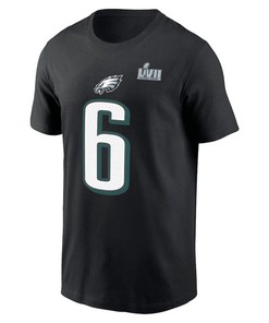 DeVonta Smith Philadelphia Eagles Super Bowl LVII T-Shirt - Black