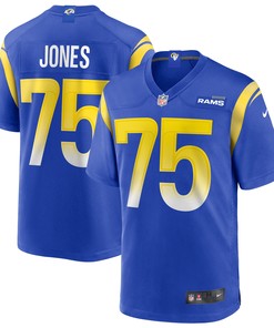 Deacon Jones Los Angeles Rams Game Retired Player Jersey - Royal Nfl