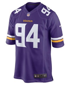 Dean Lowry 94 Minnesota Vikings Men Game Jersey - Purple