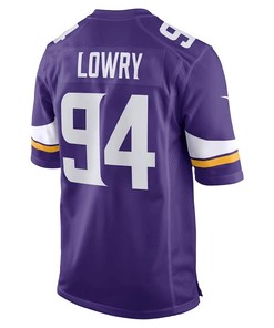 Dean Lowry 94 Minnesota Vikings Men Game Jersey - Purple