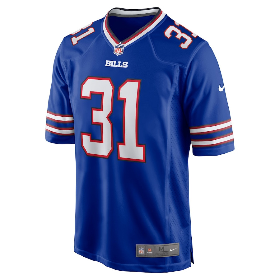 Dean Marlowe 31 Buffalo Bills Game Player Jersey - Royal
