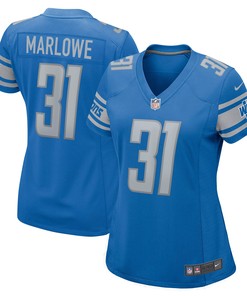 Dean Marlowe Detroit Lions Womens Game Jersey - Blue Nfl