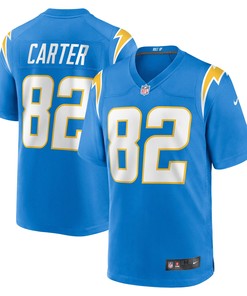 Deandre Carter Los Angeles Chargers Game Jersey - Powder Blue Nfl