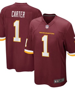 Deandre Carter Washington Football Team Player Game Jersey - Burgundy Nfl