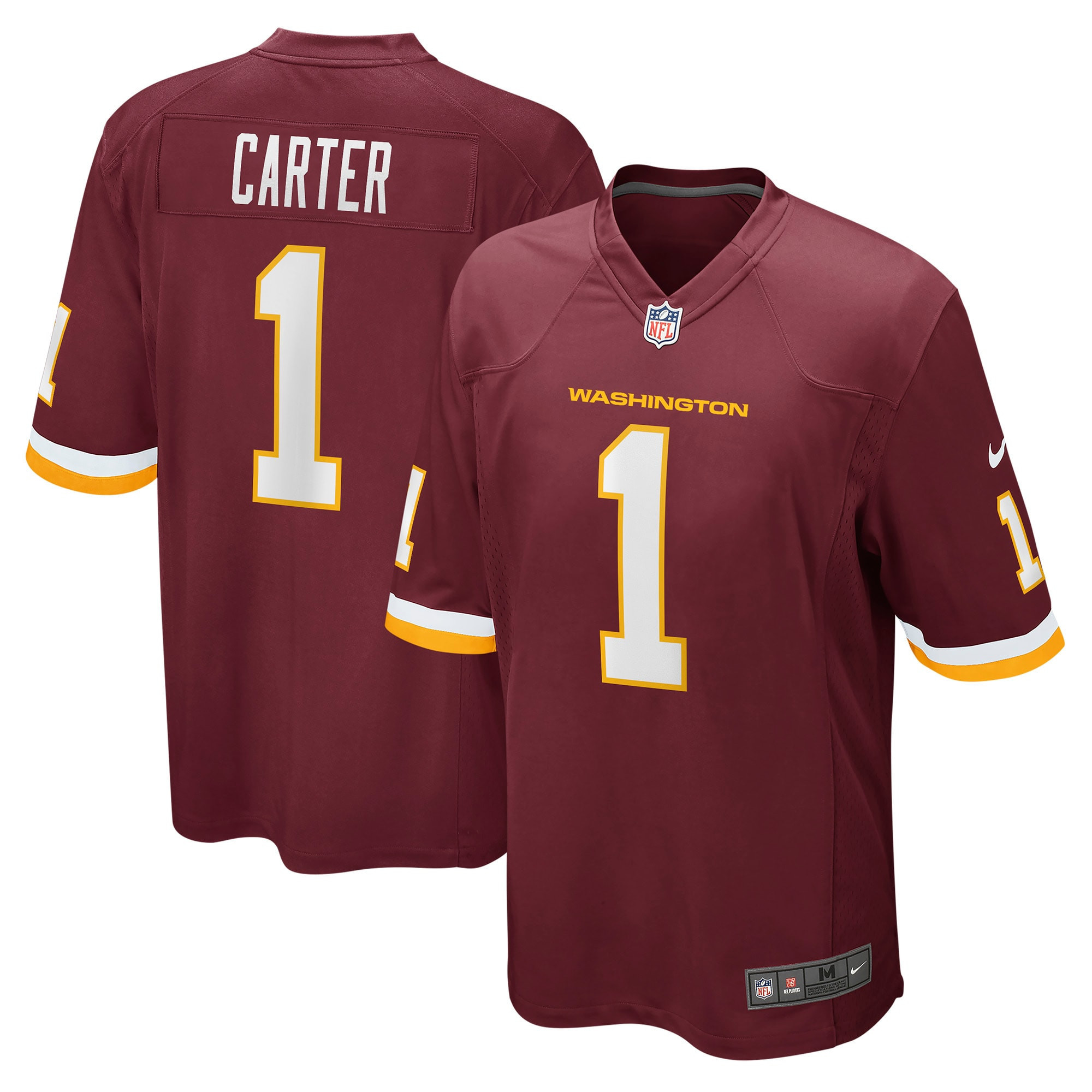 Deandre Carter Washington Football Team Player Game Jersey - Burgundy Nfl