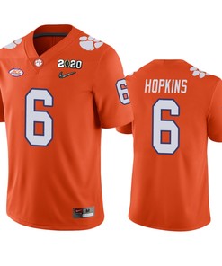 Deandre Hopkins Clemson Tigers 2020 National Championship Orange Jersey