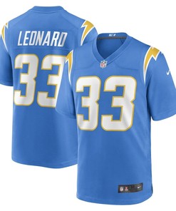 Deane Leonard Los Angeles Chargers Game Player Jersey - Powder Blue