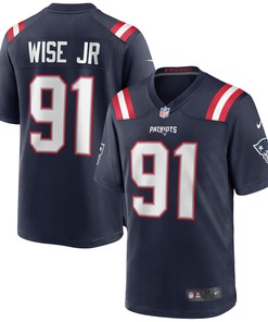 Deatrich Wise Jr. New England Patriots Game Jersey - Navy Nfl