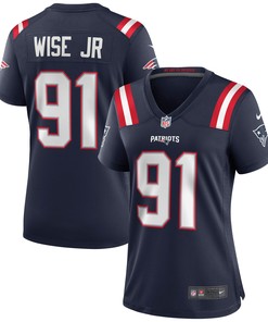 Deatrich Wise Jr. New England Patriots Womens Game Jersey - Navy Nfl
