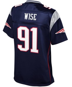 Deatrich Wise New England Patriots Nfl Pro Line Womens Player Jersey - Navy