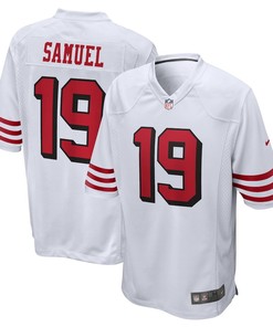 Deebo Samuel 19 San Francisco 49ers Alternate Game Jersey - White