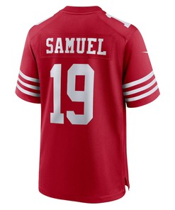 Deebo Samuel 19 San Francisco 49ers Player Game Jersey - Scarlet