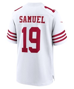 Deebo Samuel 19 San Francisco 49ers Player Game Jersey - White