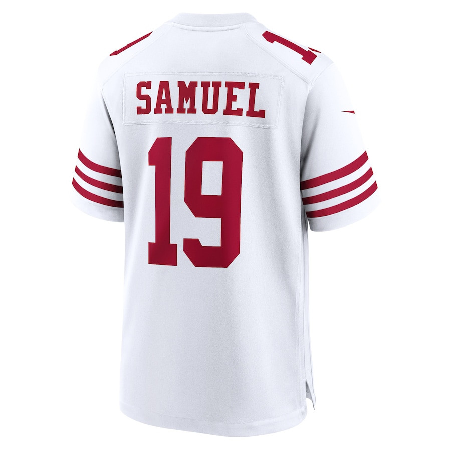Deebo Samuel 19 San Francisco 49ers Player Game Jersey - White
