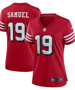 Deebo Samuel 19 San Francisco 49ers Women's Alternate Team Game Jersey - Scarlet