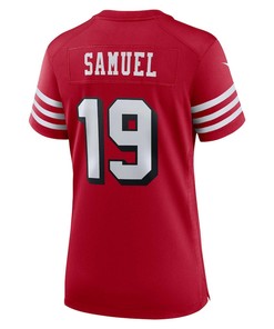 Deebo Samuel San Francisco 49ers Women's Alternate Game Jersey - Scarlet