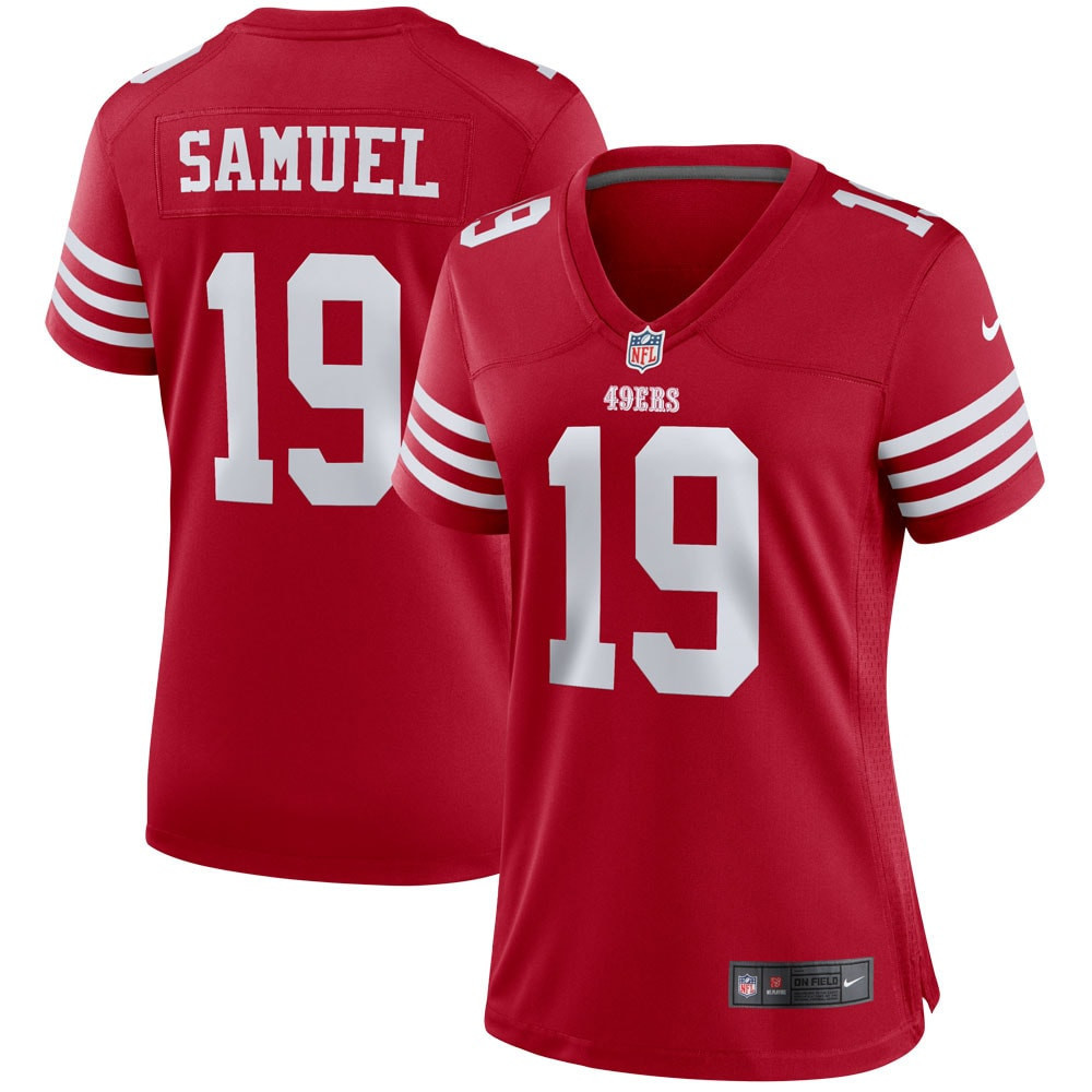 Deebo Samuel San Francisco 49ers Womens Player Game Jersey Scarlet Nfl
