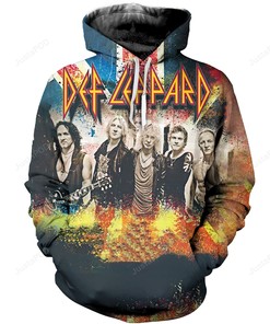 Def Leppard 3D Hoodie Zip Hoodie 02