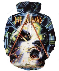 Def Leppard 3D Hoodie Zip Hoodie 04