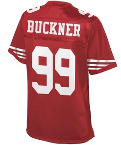 Deforest Buckner San Francisco 49ers Nfl Pro Line Womens Player Jersey - Scarlet
