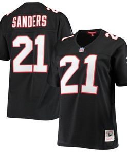 Deion Sanders Atlanta Falcons Mitchell & Ness Womens Legacy Replica Team Jersey - Black Nfl