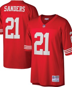 Deion Sanders San Francisco 49ers Mitchell & Ness Legacy Replica Jersey - Scarlet Nfl