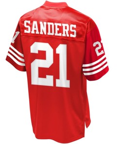 Deion Sanders San Francisco 49ers Nfl Pro Line Retired Player Jersey - Scarlet