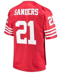 Deion Sanders San Francisco 49ers Nfl Pro Line Retired Player Replica Jersey - Scarlet