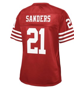 Deion Sanders San Francisco 49ers Nfl Pro Line Womens Retired Player Jersey - Scarlet