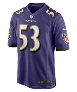 Del'Shawn Phillips Baltimore Ravens Game Player Jersey - Purple