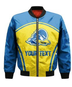 Delaware Blue Hens Bomber Curve Style Sport- NCAA