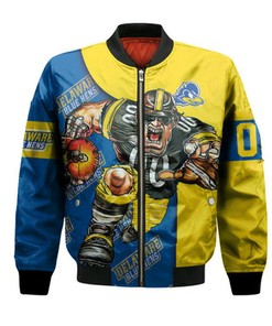 Delaware Blue Hens Bomber Jacket Football Go On - NCAA