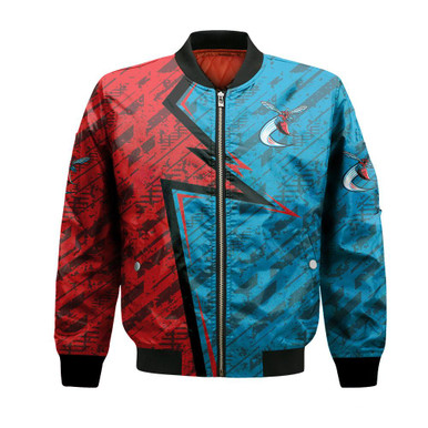 Delaware State Hornets Bomber Abstract Pattern Sport- NCAA